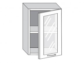 1.50.3 Шкаф настенный (h=720) на 500мм с 1-ой стекл. дверцей в Симе - sim.mebel74.com | фото