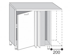 2.10.1у Шкаф-стол, УНИ в Симе - sim.mebel74.com | фото