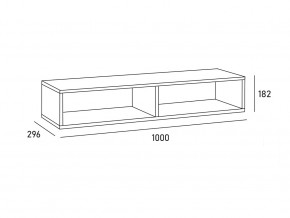 Антресоль MODUL 1000 в Симе - sim.mebel74.com | фото 2