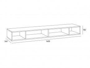 Антресоль MODUL 1600 в Симе - sim.mebel74.com | фото 2