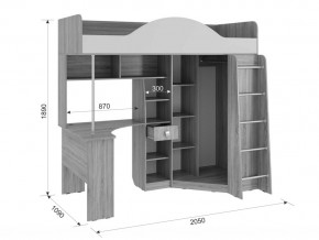 Детский комплекс Фэнтези в Симе - sim.mebel74.com | фото 2