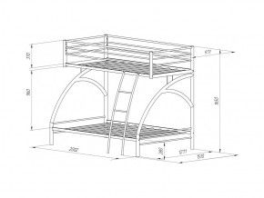 Двухъярусная кровать Виньола-2 Я белый в Симе - sim.mebel74.com | фото 2