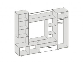 Гостиная Аллегро вариант 3 в Симе - sim.mebel74.com | фото 2