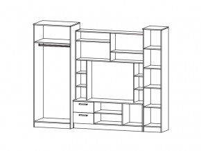 Гостиная Аврора Дуб самдал в Симе - sim.mebel74.com | фото 2