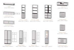 Гостиная Бостон анкор светлый в Симе - sim.mebel74.com | фото 2