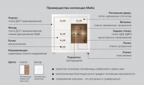 Гостиная модульная Мальта сибирская лиственница в Симе - sim.mebel74.com | фото 5