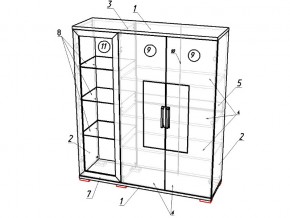 Гостиная модульная Тиффани в Симе - sim.mebel74.com | фото 3