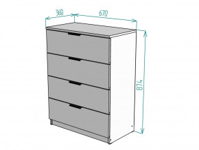 Комод Anna K216 ЯАС в Симе - sim.mebel74.com | фото 3