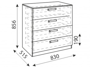 Комод Дуглас модуль 6 в Симе - sim.mebel74.com | фото 2