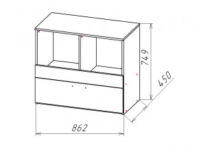 Комод Геометрия-8 в Симе - sim.mebel74.com | фото 2