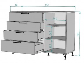 Комод Лофт K68 в Симе - sim.mebel74.com | фото 3