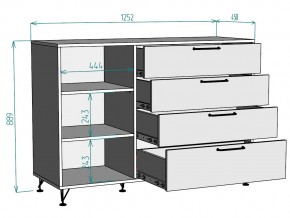 Комод Лофт K69 в Симе - sim.mebel74.com | фото 3