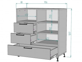 Комод Лофт K71 в Симе - sim.mebel74.com | фото 3