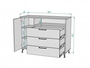 Комод Лофт K73 в Симе - sim.mebel74.com | фото 3