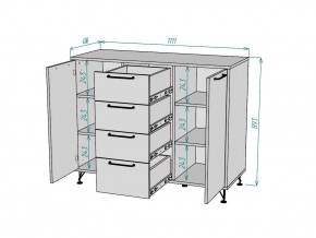 Комод Лофт K77 в Симе - sim.mebel74.com | фото 3