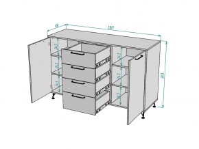 Комод Лофт K78 в Симе - sim.mebel74.com | фото 3