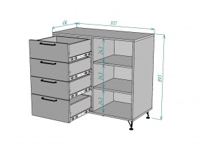 Комод Лофт K86 в Симе - sim.mebel74.com | фото 3