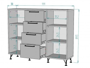 Комод Лофт K93 в Симе - sim.mebel74.com | фото 3