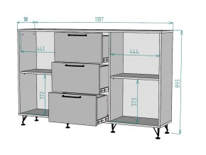 Комод Лофт K97 в Симе - sim.mebel74.com | фото 3