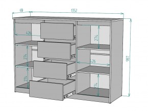 Комод Мальта K118 в Симе - sim.mebel74.com | фото 3