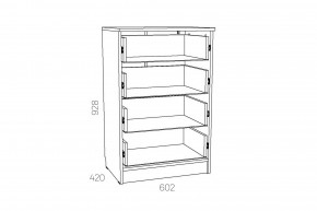 Комод Оливия НМ 040.38 Х в Симе - sim.mebel74.com | фото 3