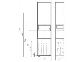 Комплект мебели для ванной 3D 100 в Симе - sim.mebel74.com | фото 3