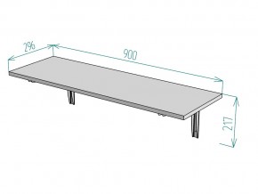 Консоль складная T85 ширина 900 в Симе - sim.mebel74.com | фото 2