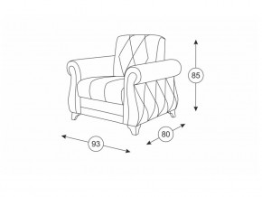 Кресло для отдыха Роуз ТК 410 в Симе - sim.mebel74.com | фото 2