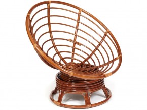 Кресло-качалка Papasan w 23/01 B с подушкой Pecan, флок Олива в Симе - sim.mebel74.com | фото 4