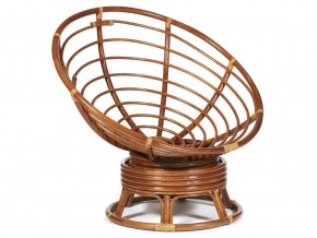 Кресло-качалка Papasan w 23/01 B с подушкой Pecan, ткань Оранжевый в Симе - sim.mebel74.com | фото 2