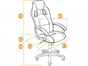 Кресло компьютерное Driver ткань черный/красный в Симе - sim.mebel74.com | фото 6