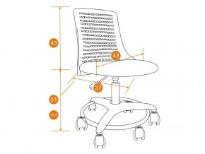 Кресло компьютерное Kiddy бирюзовый в Симе - sim.mebel74.com | фото 5