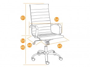 Кресло офисное Urban флок коричневый в Симе - sim.mebel74.com | фото 2