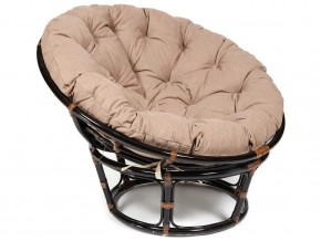 Кресло Papasan 23/01 W с подушкой Antique brown, экошерсть Коричневый в Симе - sim.mebel74.com | фото