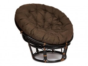 Кресло Papasan 23/01 W с подушкой Antique brown, ткань Коричневый в Симе - sim.mebel74.com | фото