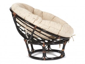 Кресло Papasan 23/01 W с подушкой Antique brown, ткань Старт в Симе - sim.mebel74.com | фото 3