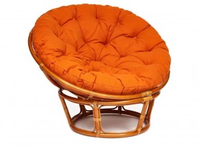 Кресло Papasan 23/01 W с подушкой Cognac, ткань Оранжевый в Симе - sim.mebel74.com | фото