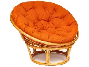 Кресло Papasan 23/01 W с подушкой Honey, ткань Оранжевый в Симе - sim.mebel74.com | фото