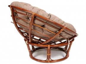 Кресло Papasan 23/01 W с подушкой Pecan, экошерсть Коричневый в Симе - sim.mebel74.com | фото 2