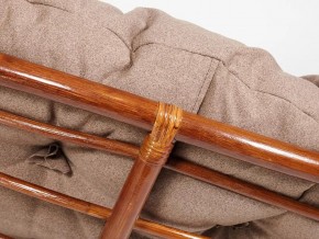 Кресло Papasan 23/01 W с подушкой Pecan, экошерсть Коричневый в Симе - sim.mebel74.com | фото 3