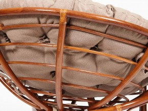 Кресло Papasan 23/01 W с подушкой Pecan, экошерсть Коричневый в Симе - sim.mebel74.com | фото 4