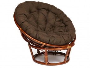 Кресло Papasan 23/01 W с подушкой Pecan, ткань Коричневый в Симе - sim.mebel74.com | фото 1