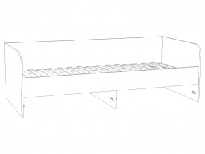 Кровать Банни НМ 041.38 фасад Бисквит в Симе - sim.mebel74.com | фото 3