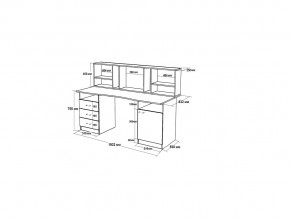 Кровать чердак Юта 1 со столом в Симе - sim.mebel74.com | фото 2