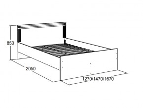 Кровать двойная Ольга 18 1400 в Симе - sim.mebel74.com | фото 2