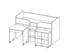 Кровать двухъярусная Каприз-14 без рисунка в Симе - sim.mebel74.com | фото 2