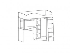 Кровать двухъярусная Каприз-2 без рисунка в Симе - sim.mebel74.com | фото 2