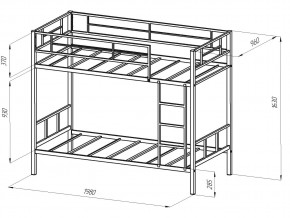 Кровать двухъярусная Севилья 2КВ в Симе - sim.mebel74.com | фото 2