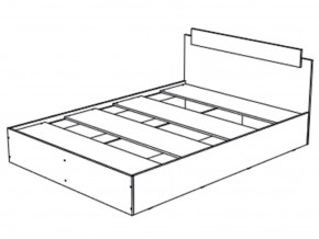 Кровать Эко 1200 ясень шимо в Симе - sim.mebel74.com | фото 2