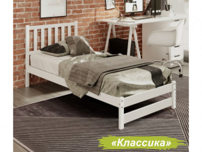 Кровать односпальная Аист-7 Классика белый 1800х900 мм в Симе - sim.mebel74.com | фото 1